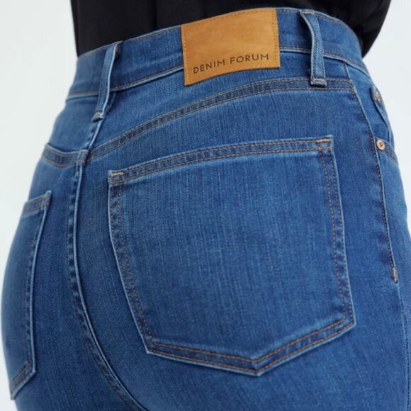 Aritzia Denim Forum The Lola High Rise Skinny Jeans Size 27 Lyocell Stretch Blue - Picture 4 of 15